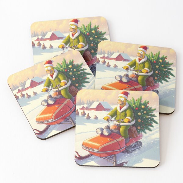 Item preview, “Sleigh Me to D’oh-mageddon: Homer’s Nuclear Noel” designed and sold by Print Fiction.