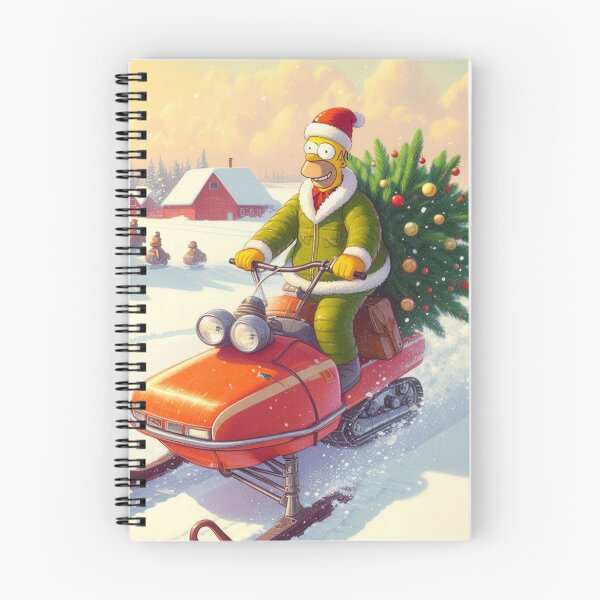 Item preview, “Sleigh Me to D’oh-mageddon: Homer’s Nuclear Noel” designed and sold by Print Fiction.