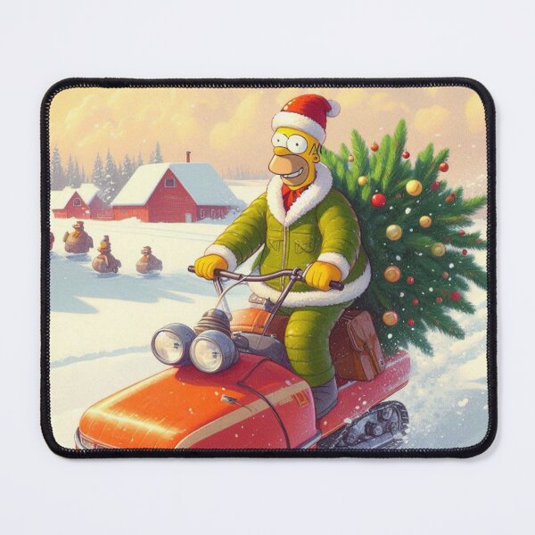 Item preview, “Sleigh Me to D’oh-mageddon: Homer’s Nuclear Noel” designed and sold by Print Fiction.