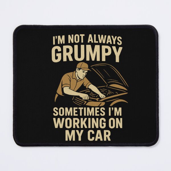 Item preview, Grumpy Car Mechanic Humor For Auto Lovers designed and sold by Tender Flower Clothing.
