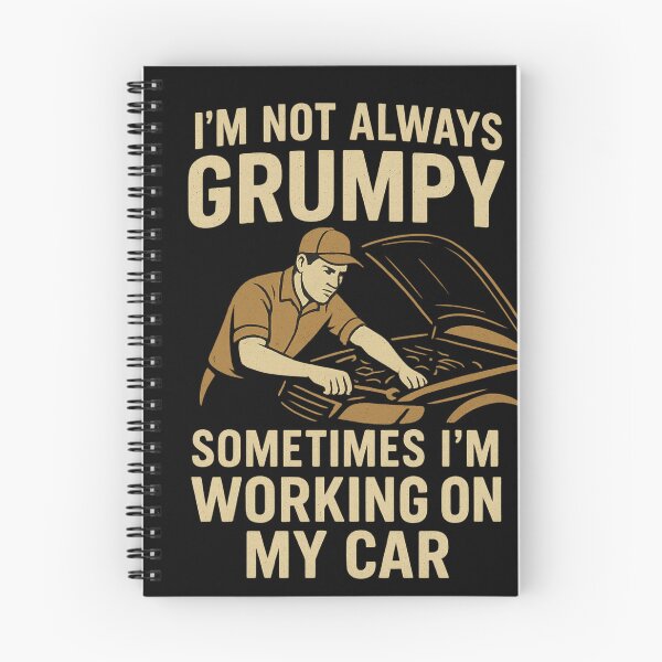 Item preview, Grumpy Car Mechanic Humor For Auto Lovers designed and sold by Tender Flower Clothing.
