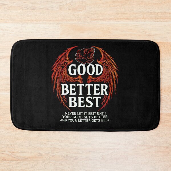 Item preview, Good Better Best Funny Bears Sports Lover  designed and sold by gear-posters.