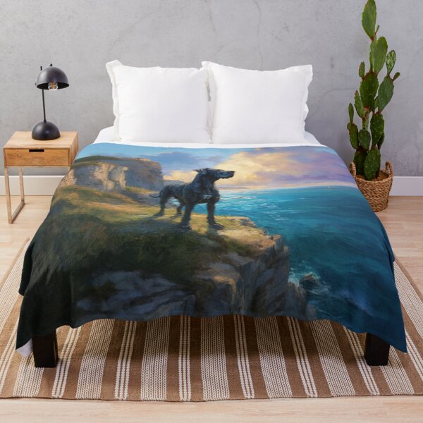 Item preview, A noble Great Dane standing proudly on a cliff overlooking the sea, Dogs in Motion designed and sold by CDC40.