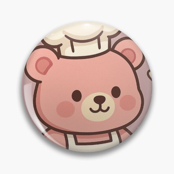 Item preview, Kawaii Baking Bear T-Shirt – Cute Chef Bear with Heart Cookie Design designed and sold by KDesignCrafts.