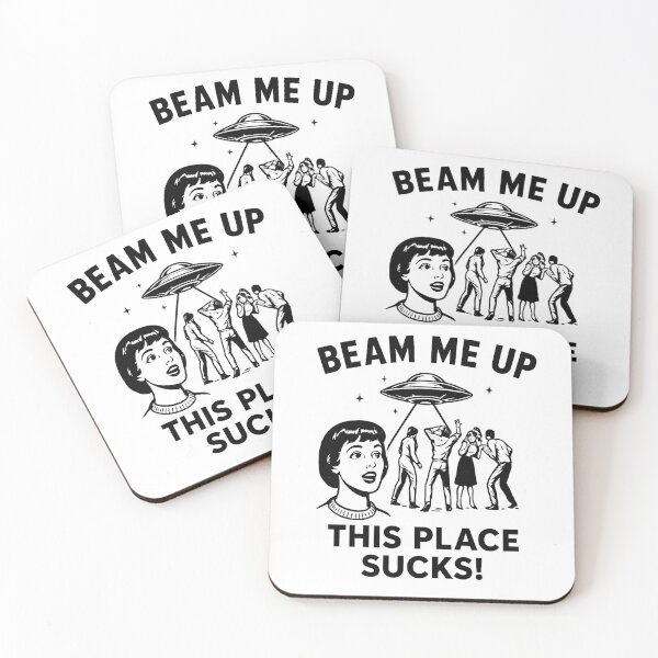 Item preview, Beam Me Up This Place Sucks Funny Space designed and sold by LHDArtsy.