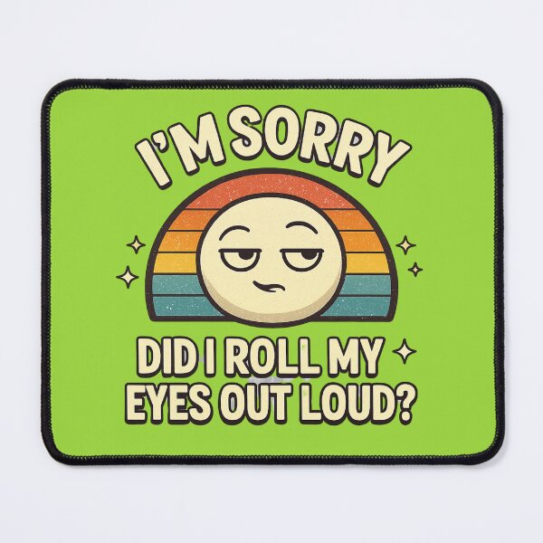 Item preview, Funny Sarcasm Eye Rolling Retro Emoji Graphic designed and sold by Tender Flower Clothing.