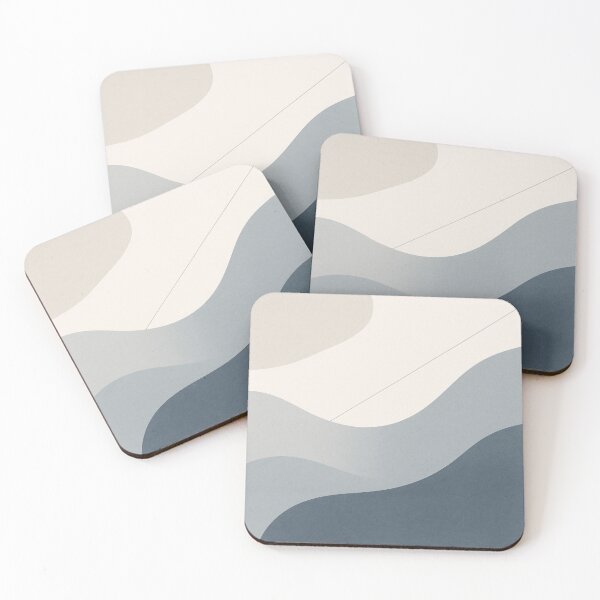 Item preview, Flow of Energy VIII – Modern Minimal Abstract Waves designed and sold by InspireVibeArt.