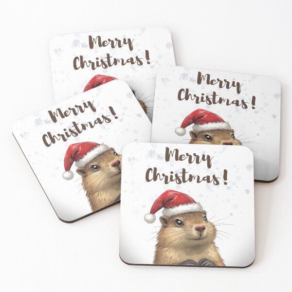 Item preview, Funny Wondering Hyrax Christmas designed and sold by Dedokris.