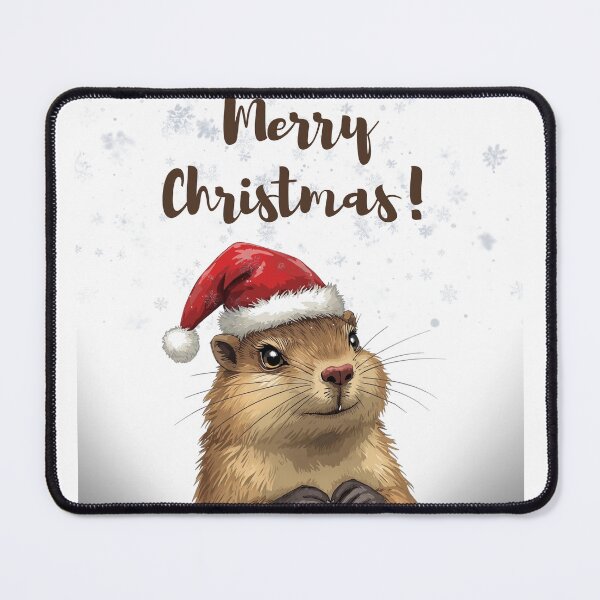 Item preview, Funny Wondering Hyrax Christmas designed and sold by Dedokris.