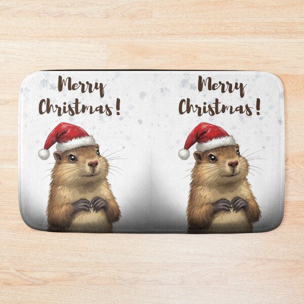 Item preview, Funny Wondering Hyrax Christmas designed and sold by Dedokris.