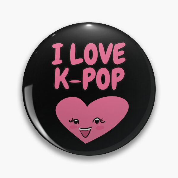 Item preview, I LOVE K-POP Cute Gift for K-POP Fans designed and sold by HugSomeNettles.