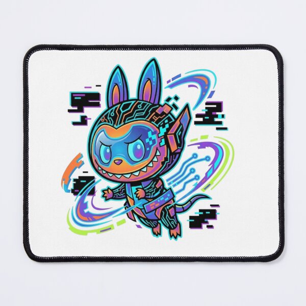 Item preview, labubu, cute ai robot labubu doll with vibrant colors designed and sold by nicnacc.