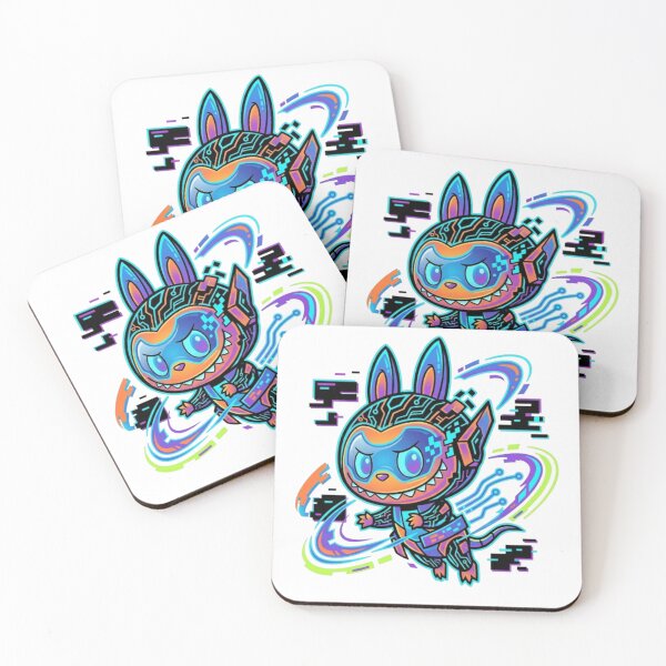 Item preview,  labubu, cute ai robot labubu doll with vibrant colors designed and sold by nicnacc.
