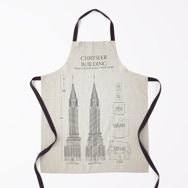Item preview, Chrysler Building (Ivory Brown Grid) designed and sold by BGALAXY.