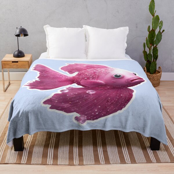 Item preview, Beautiful Pink Fish, Zodiac Water Sign Pisces designed and sold by Sugar Wisdom .