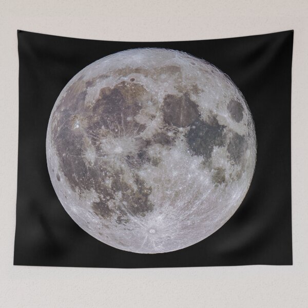 Item preview, Detailed Full Moon Mosaic - High Resolution Astrophotography designed and sold by DavidBuitragoCobo.