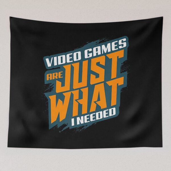 Item preview, Video Games Are Just What I Needed Gaming Funny designed and sold by EdithKelly1.
