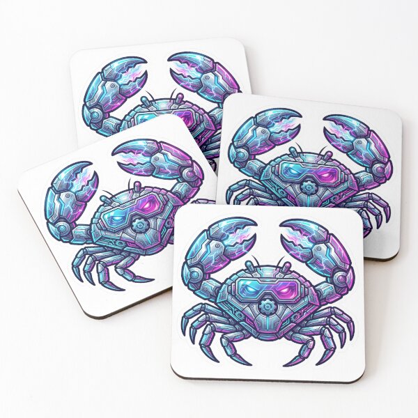 Item preview, Cyberpunk Cancer - Neon Crab designed and sold by AI Experiment Lab.