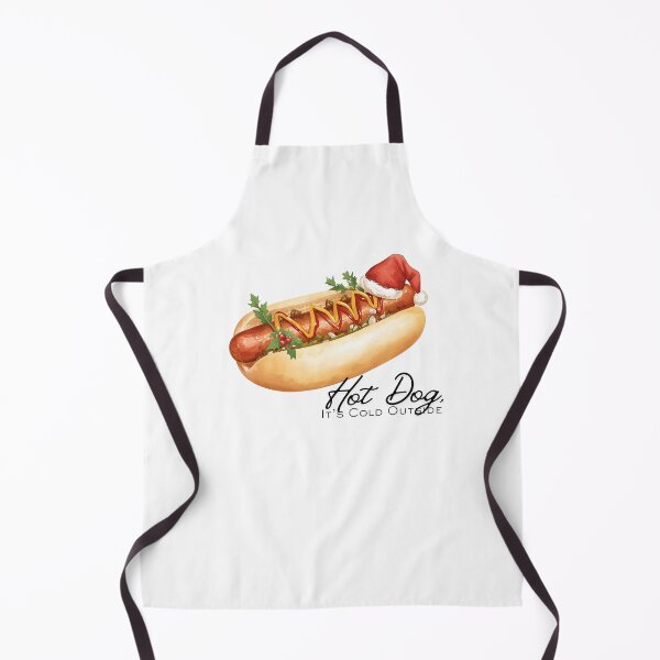 Item preview, Hot Dog, It’s Cold Outside – Funny Christmas Hot Dog Art designed and sold by MiszungART.