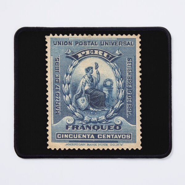 Item preview, 50 centavos Peruvian postage stamp issued in 1895, part of a series commemorating the success of a revolution designed and sold by Schulz Lightprint Studio.