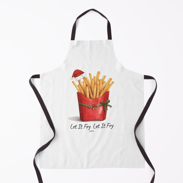 Item preview, Let It Fry – Funny Christmas French Fries Holiday Design designed and sold by MiszungART.