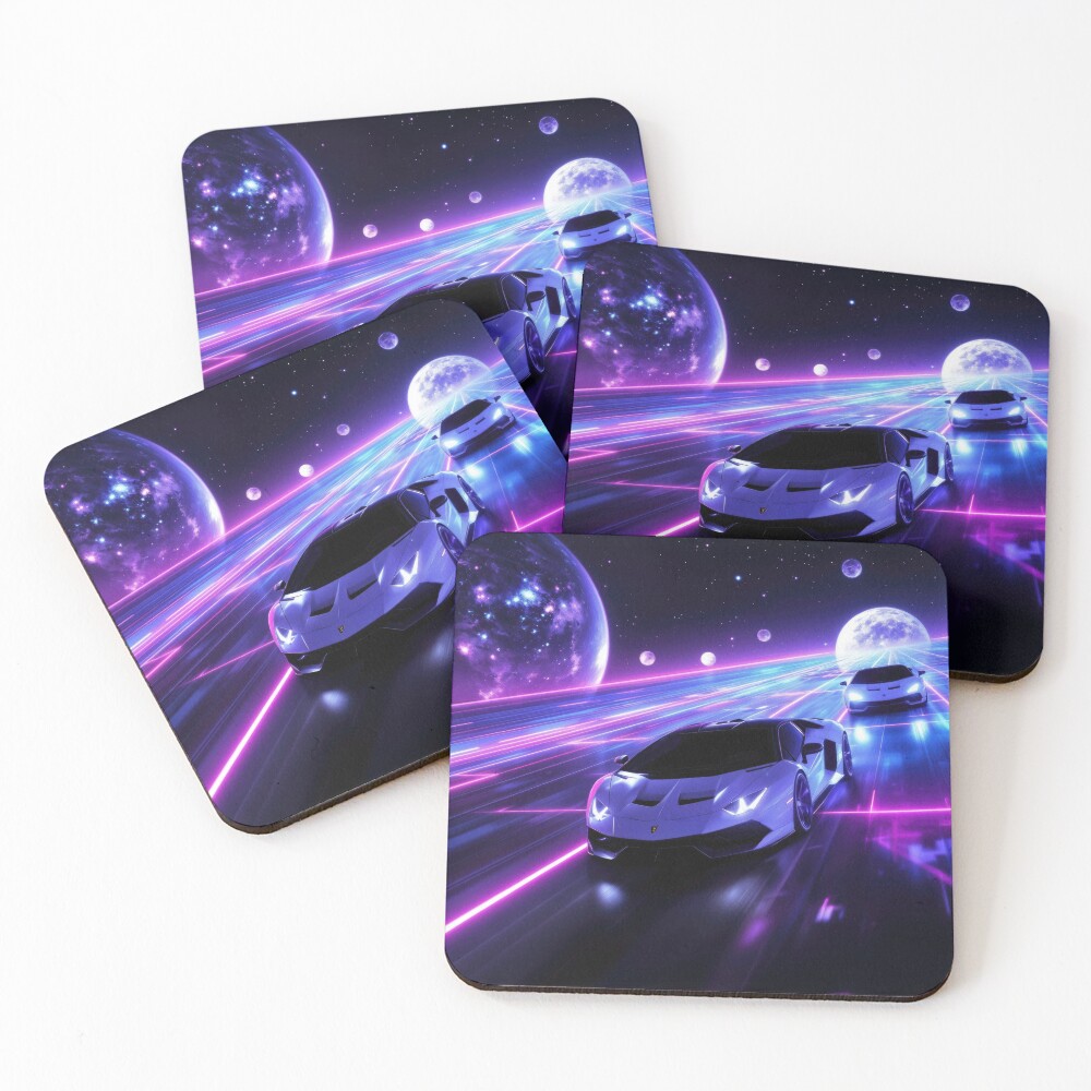 Item preview, Coasters (Set of 4) designed and sold by liminalgallery.