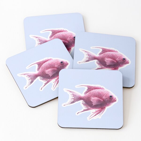 Item preview, Beautiful Pink Fish, Zodiac Water Sign Pisces designed and sold by Sugar Wisdom .