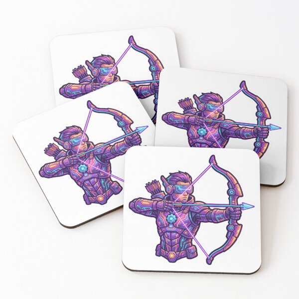 Item preview, Cyberpunk Sagittarius - Neon Techno Archer designed and sold by AI Experiment Lab.