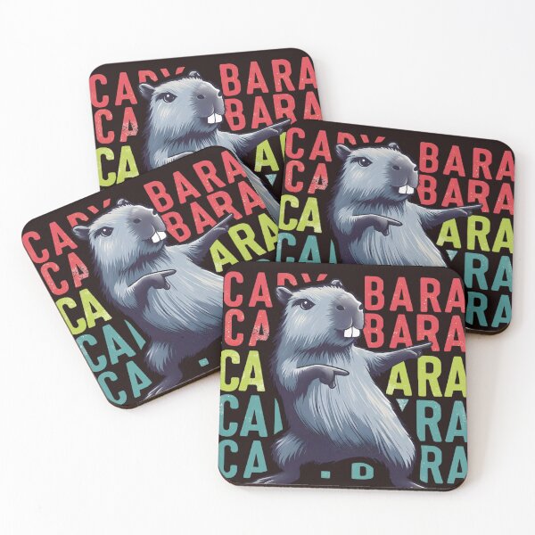 Item preview, Funny Capybara, Retro Capybara, Dancing Capybara, Animal Lover Gift, Humorous Capybara, Vintage Capybara designed and sold by DesignDenDo ⭐⭐⭐⭐⭐.