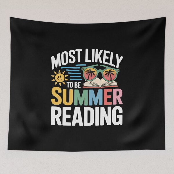 Item preview, Most Likely To Be Reading All Summer Book Lover Librarian  designed and sold by InspiredFoul.