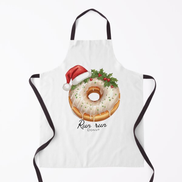 Item preview, Run Run Donut – Cute Christmas Donut Holiday Illustration designed and sold by MiszungART.