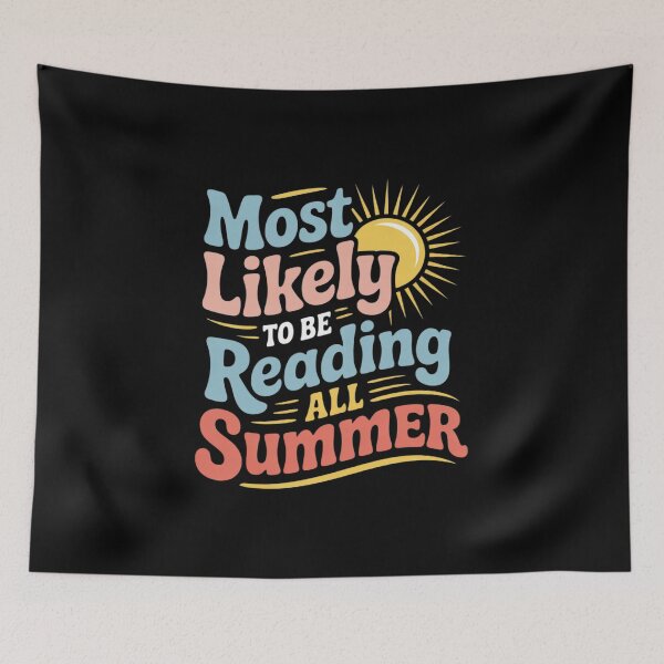 Item preview, Most Likely To Be Reading All Summer Librarian Book  designed and sold by InspiredFoul.
