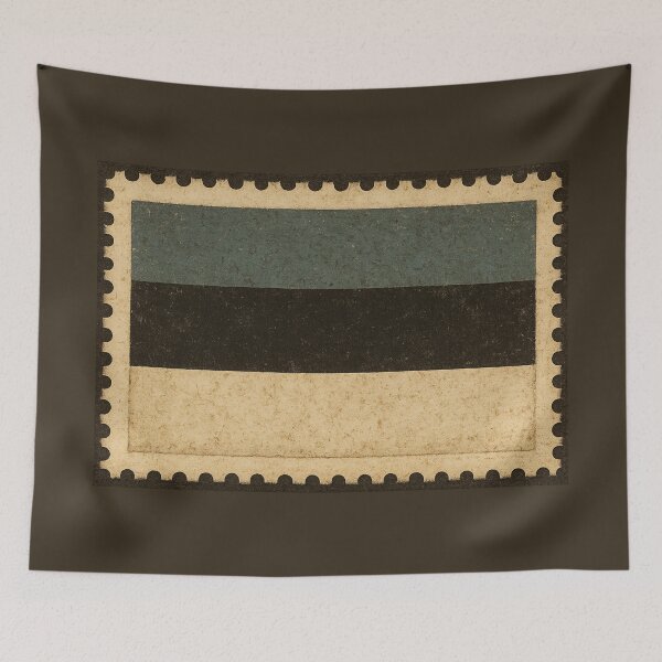 Item preview, Vintage Estonian Flag Postage Stamp – Retro Eesti Lipp Design designed and sold by Planthem.