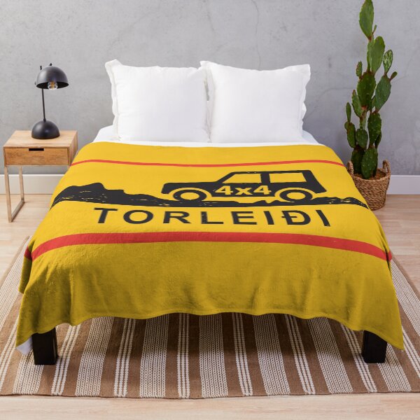 Item preview, Iceland Caution Sign - Torleidi, Mountain road, Extremely difficult terrain designed and sold by studio838.