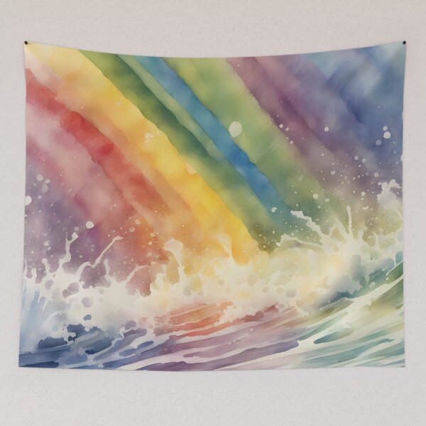 Item preview, Rainbow Lake designed and sold by CalmnessbyChoice.