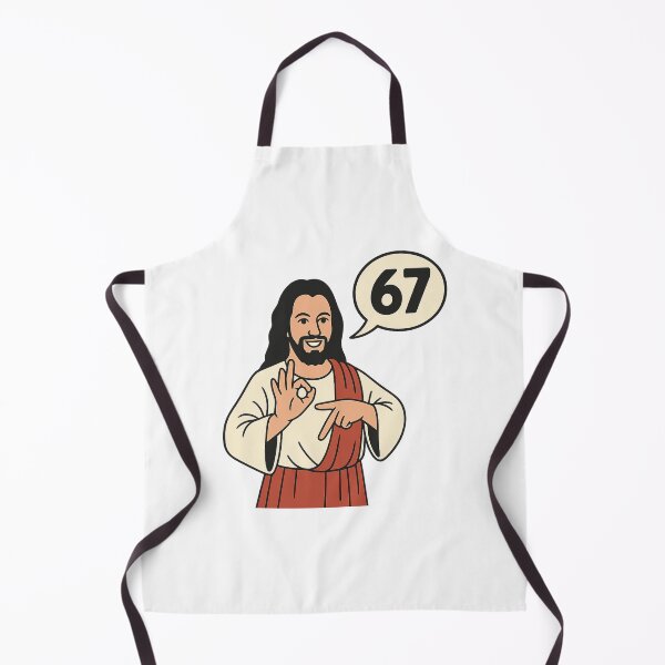 Item preview, Jesus Says 67 – Funny Divine Rating Meme Design designed and sold by haitrieuic96.