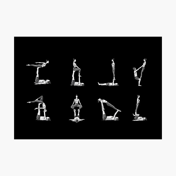 Item preview, Acro Yoga basic poses designed and sold by BubbleBreach.
