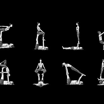 Artwork thumbnail, Acro Yoga basic poses by BubbleBreach