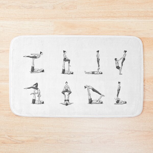 Item preview, Acro Yoga basic poses designed and sold by BubbleBreach.