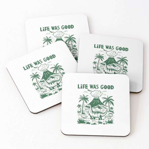 Item preview, Life Was Good Dinosaur Vintage Graphic — Retro Prehistoric Adventure Art designed and sold by Colorful-Garden.