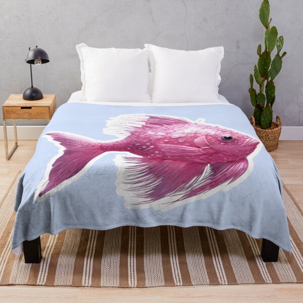 Item preview, Beautiful Pink Fish, Zodiac Water Sign Pisces designed and sold by Sugar Wisdom .