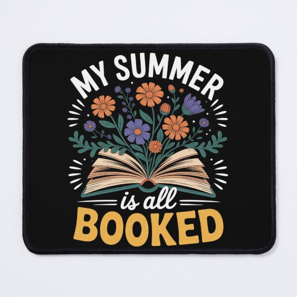 Item preview, My Summer Is All Booked Reading Books Literacy Library designed and sold by InspiredFoul.