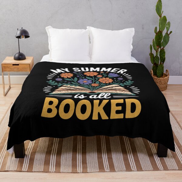 Item preview, My Summer Is All Booked Reading Books Literacy Library designed and sold by InspiredFoul.