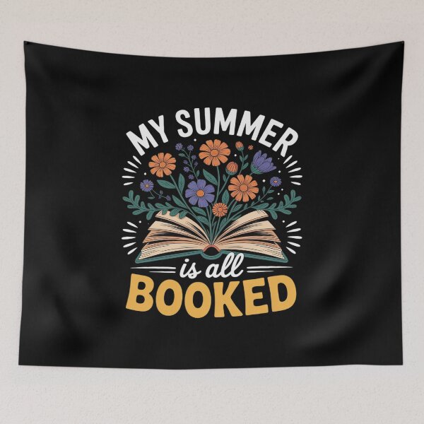 Item preview, My Summer Is All Booked Reading Books Literacy Library  designed and sold by InspiredFoul.