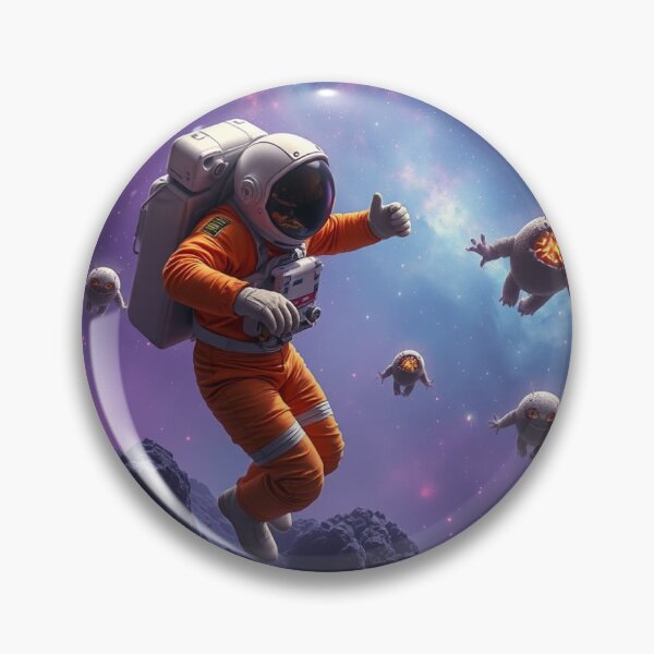 Item preview, Surreal Space Dreams – Astronaut in Alien World with Cosmic Glow & Tentacle Fantasy designed and sold by FotoworldEdel.