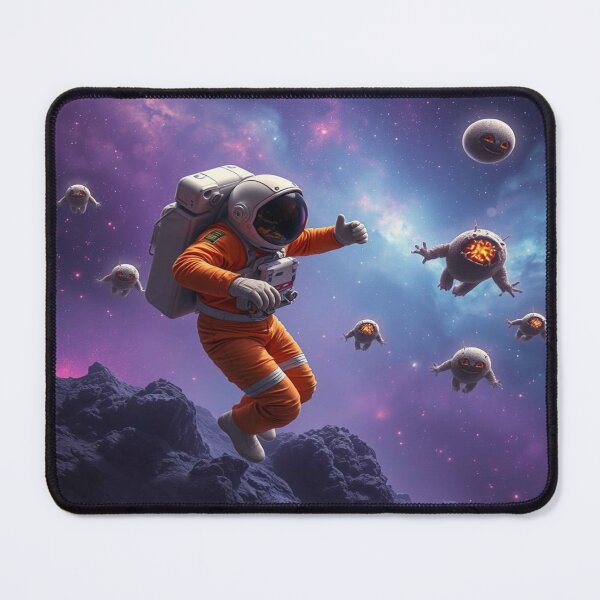 Item preview, Surreal Space Dreams – Astronaut in Alien World with Cosmic Glow & Tentacle Fantasy designed and sold by FotoworldEdel.
