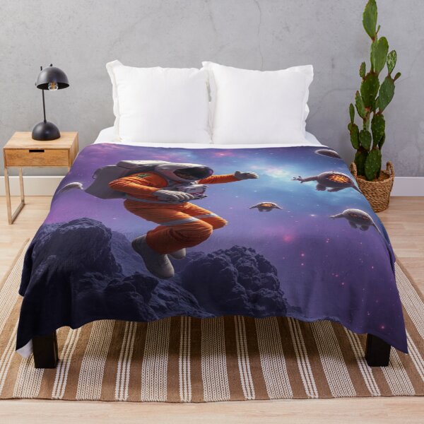 Item preview, Surreal Space Dreams – Astronaut in Alien World with Cosmic Glow & Tentacle Fantasy designed and sold by FotoworldEdel.