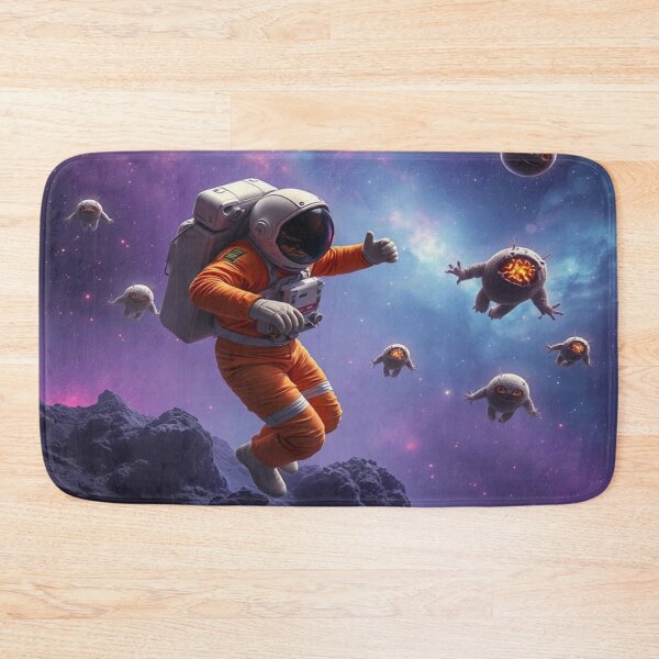 Item preview, Surreal Space Dreams – Astronaut in Alien World with Cosmic Glow & Tentacle Fantasy designed and sold by FotoworldEdel.