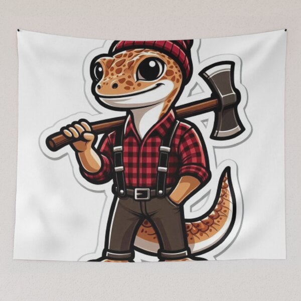 Item preview, Lumberjack Gecko – Forest Worker Lizard designed and sold by Canaba.