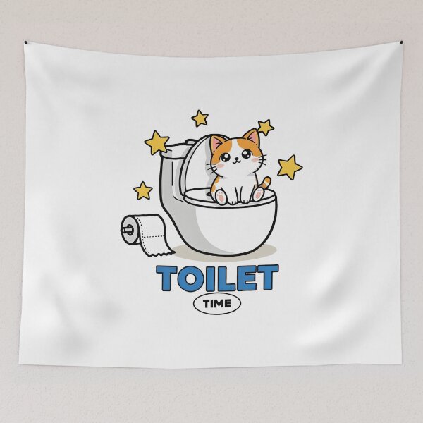 Item preview, Toilet Time Chikawa Meme Funny Tee designed and sold by gear-posters.